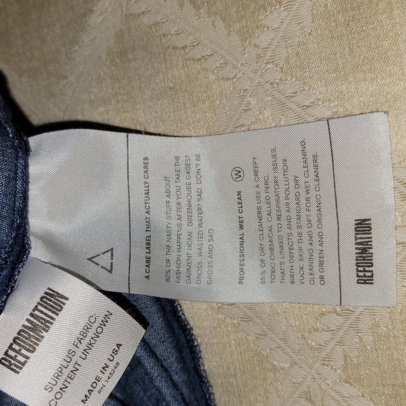 Reformation Chambray Jumpsuit - Picture 10 of 12